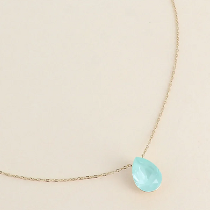 Précommande Collier goutte cristal de Swarovski BERTILLE