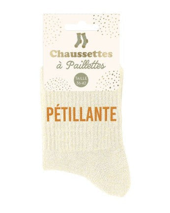 Chaussettes à paillettes Pétillante
