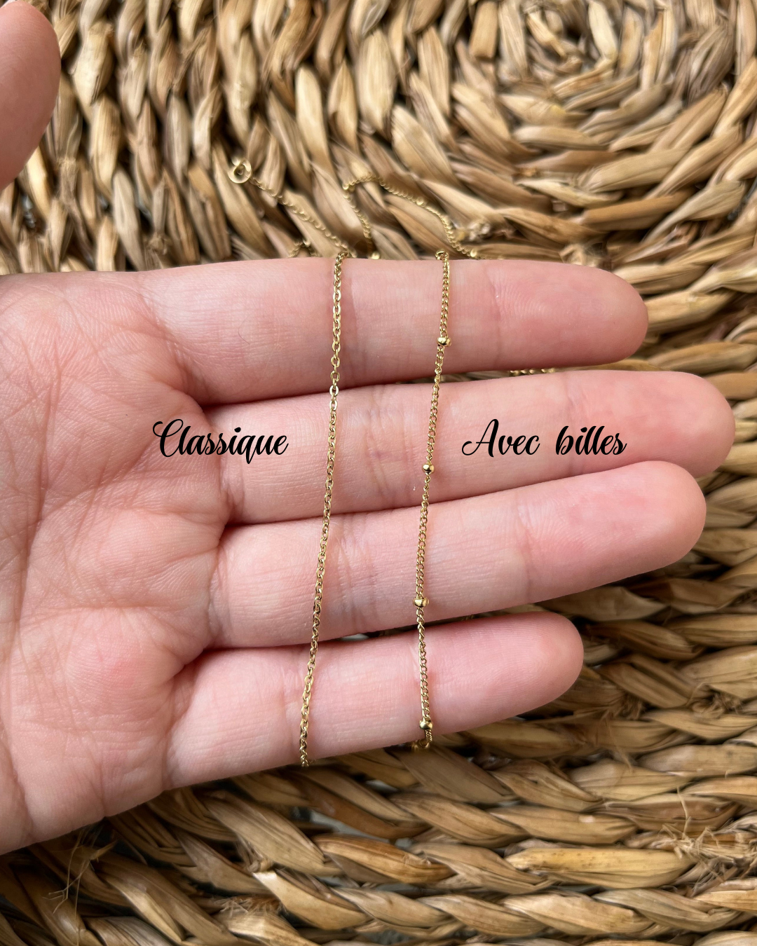 Collier FLEUR de naissance personnalisé