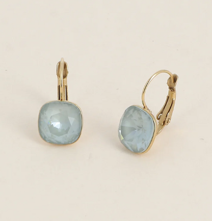 Précommande Boucles d'oreilles avec  cristal de Swarovski carré BEA
