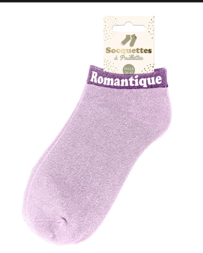 Socquettes à paillettes Romantique