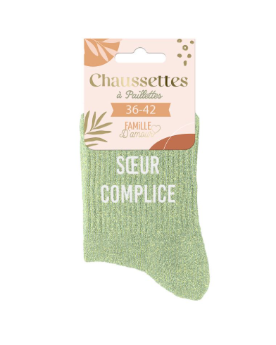 Chaussettes à paillettes Soeur complice