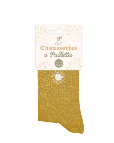 Chaussettes à paillettes Soleil