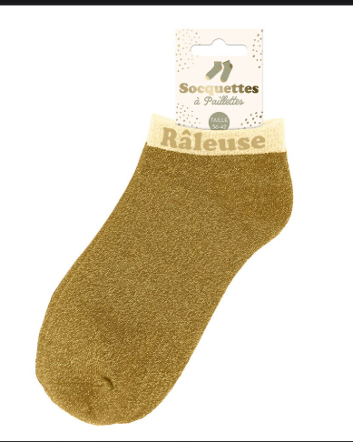 Socquettes à paillettes Raleuse