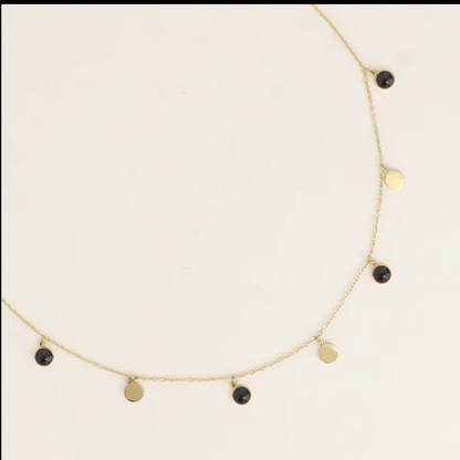 Précommande Collier pastilles et cristaux de Swarovski PERLIE