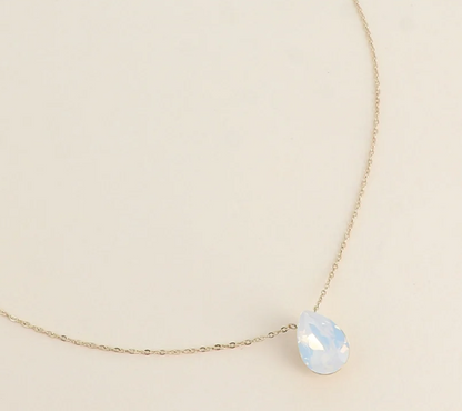 Précommande Collier goutte cristal de Swarovski BERTILLE