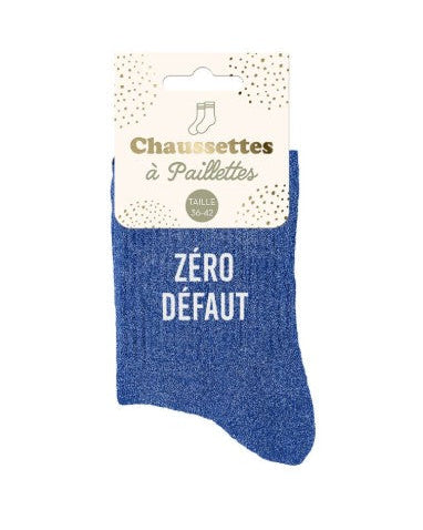 Chaussettes à paillettes Zéro Défaut