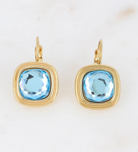 Boucles d'oreilles élégantes Cristal de Swarovski® LEONARD