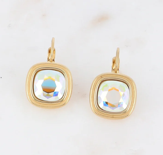 Boucles d'oreilles élégantes Cristal de Swarovski® LEONARD