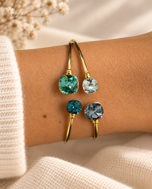 Précommande Jonc cristaux de Swarovski SOLAN