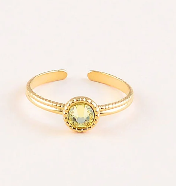 Précommande Bague simple Cristal de Swarovski ESSENCE