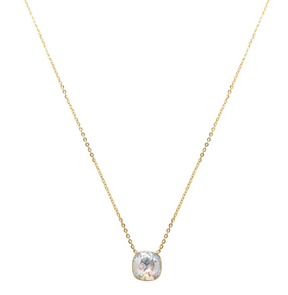 Précommande Collier avec pendentif carré en cristal de Swarovski BEA