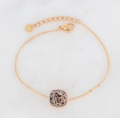 Précommande Bracelet avec pendentif carré en cristal de Swarovski BEA