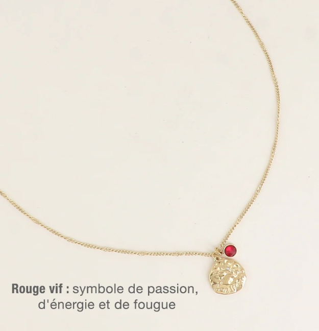 Collier signe astrologique et cristal de Swarovski ASTRO