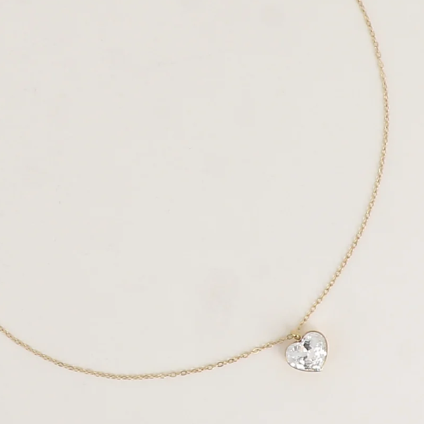 Précommande Collier avec coeur en cristal de Swarovski COCO