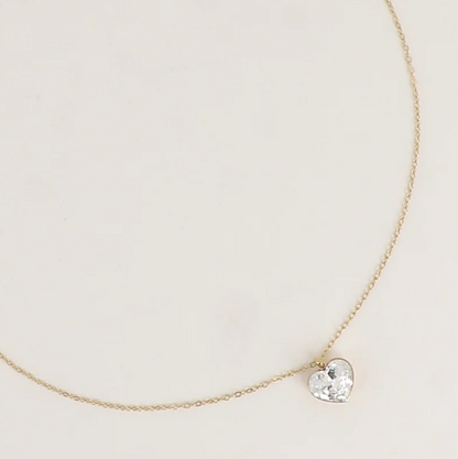Précommande Collier avec coeur en cristal de Swarovski COCO