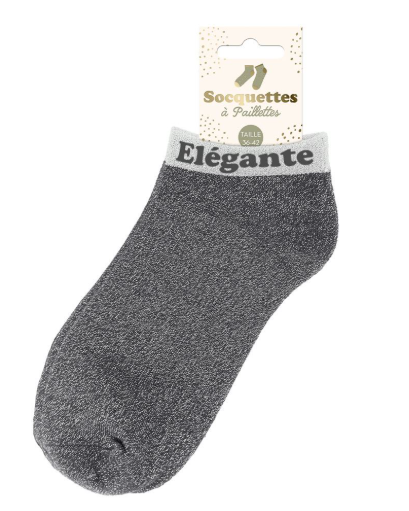 Socquettes à paillettes Elégante