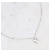 Collier argenté avec étoile Acier inoxydable AUDE