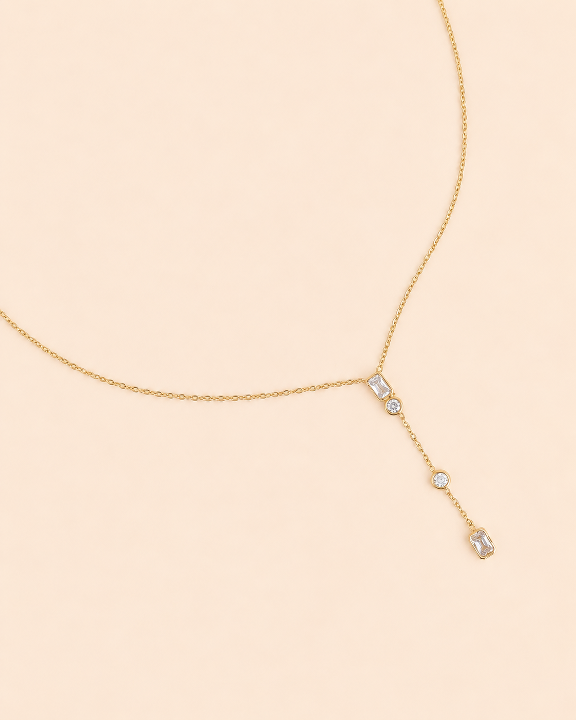 Collier en Y avec strass VITTORIA