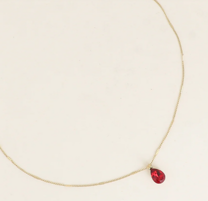 Précommande Collier avec cristal carré Swarovski CLARISSE