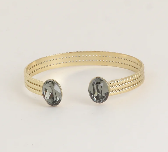 Précommande Jonc avec cristaux de Swarovski PRECIEUX