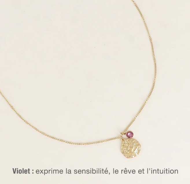 Collier signe astrologique et cristal de Swarovski ASTRO
