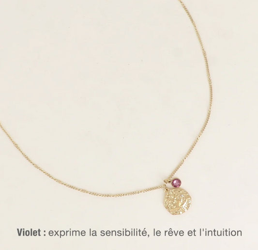 Collier signe astrologique et cristal de Swarovski ASTRO