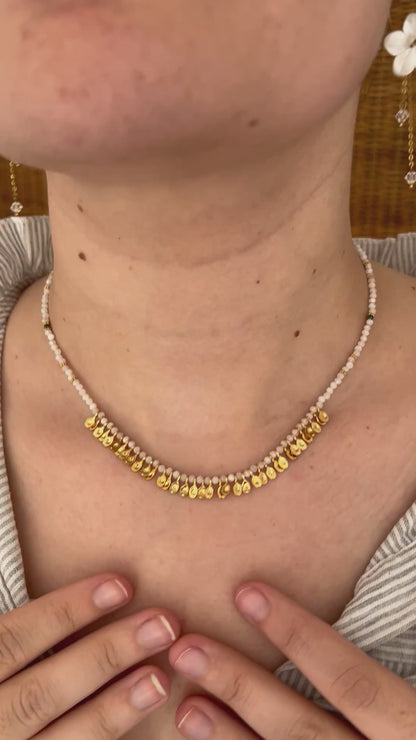 Collier pampilles pierres naturelles LIMA