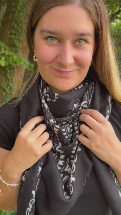 Foulard bandana JEN noir