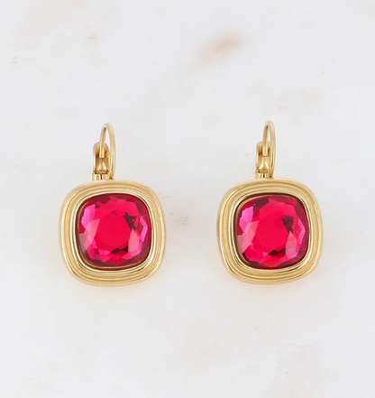 Boucles d'oreilles élégantes Cristal de Swarovski® LEONARD