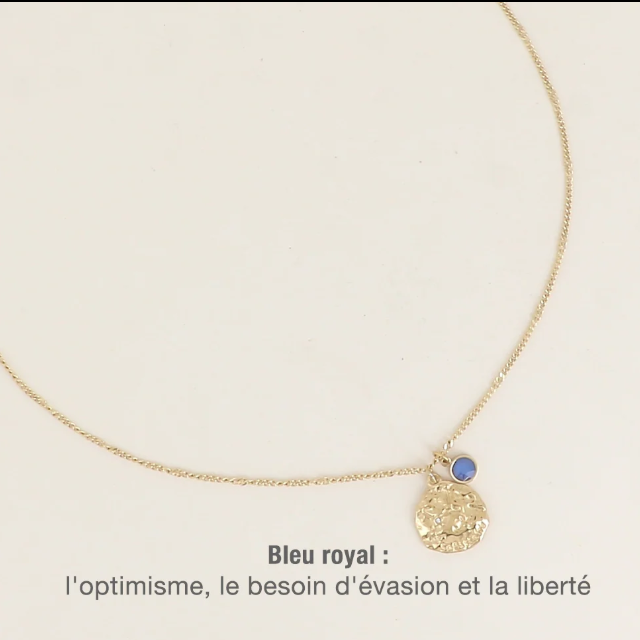 Collier signe astrologique et cristal de Swarovski ASTRO