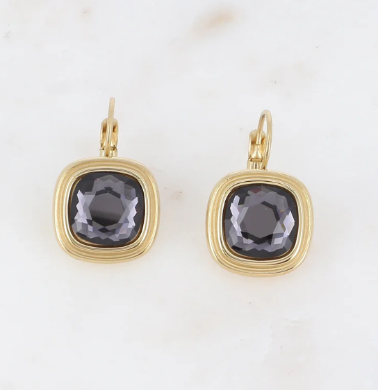 Boucles d'oreilles élégantes Cristal de Swarovski® LEONARD