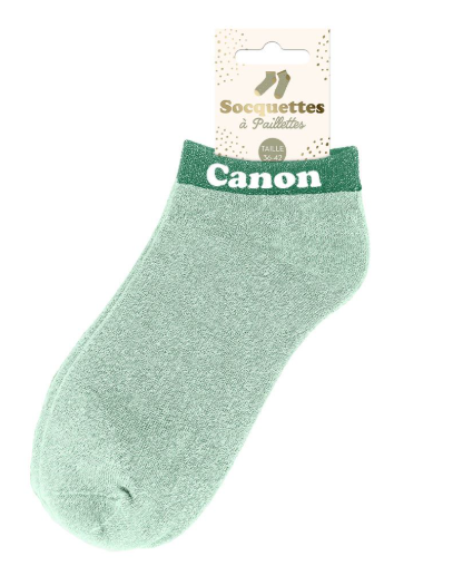 Socquettes à paillettes Canon