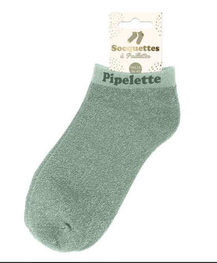 Socquettes à paillettes Pipelette