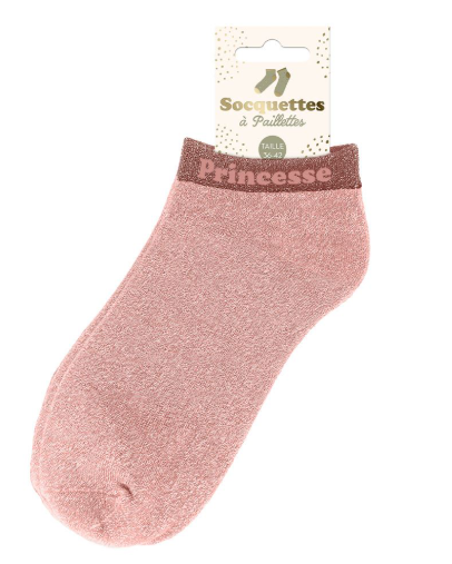 Socquettes à paillettes Princesse
