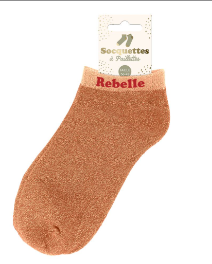 Socquettes à paillettes Rebelle