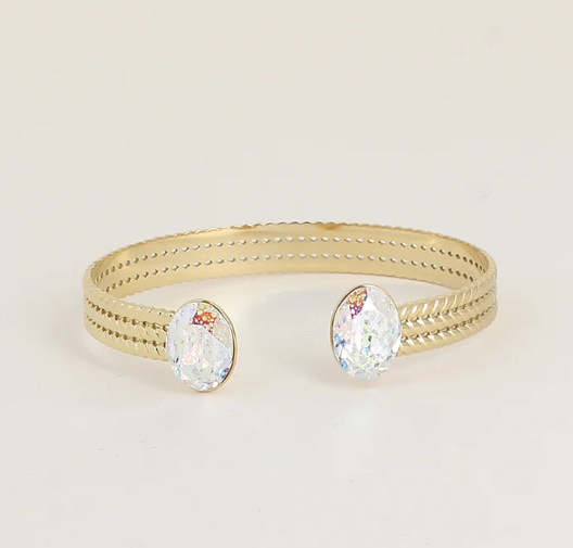 Précommande Jonc avec cristaux de Swarovski PRECIEUX